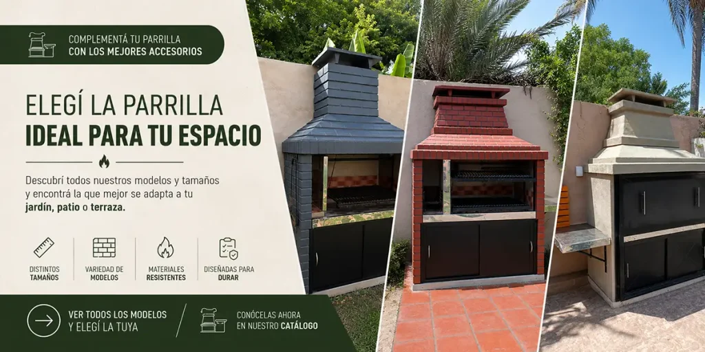 Modelos de parrillas para distintos espacios